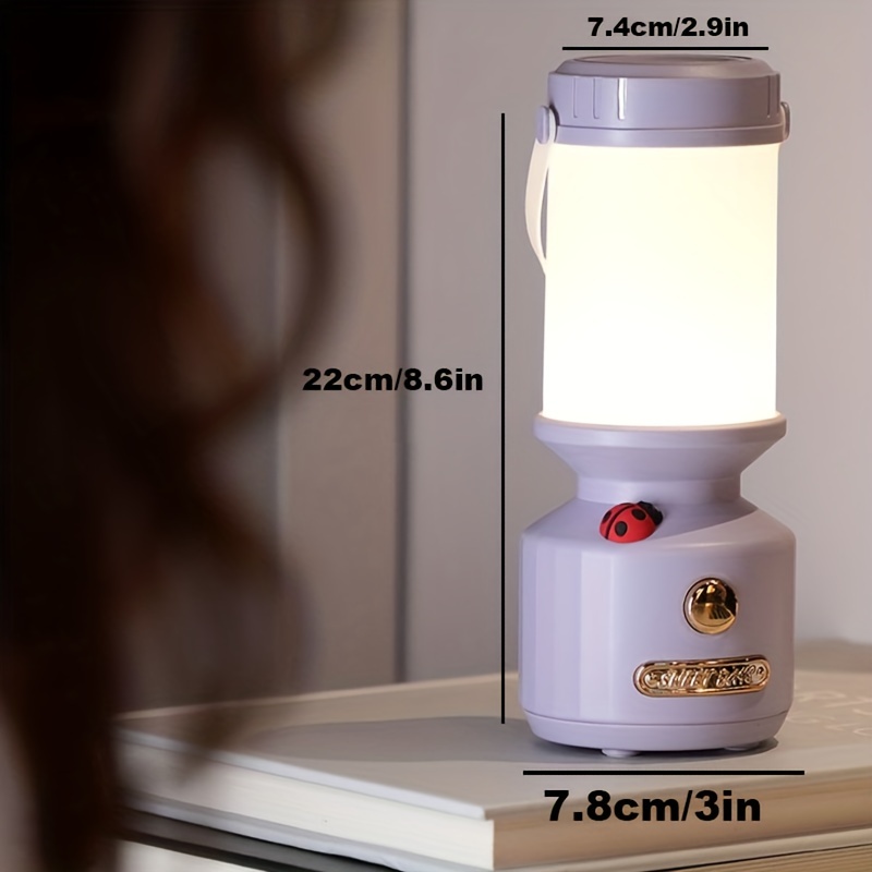 Vintage Portable Outdoor Light, Versatile Camping Lantern For Home And  Patio, Perfect As Christmas Outdoor Home Lighting And Office Desk Night  Lamp - Temu