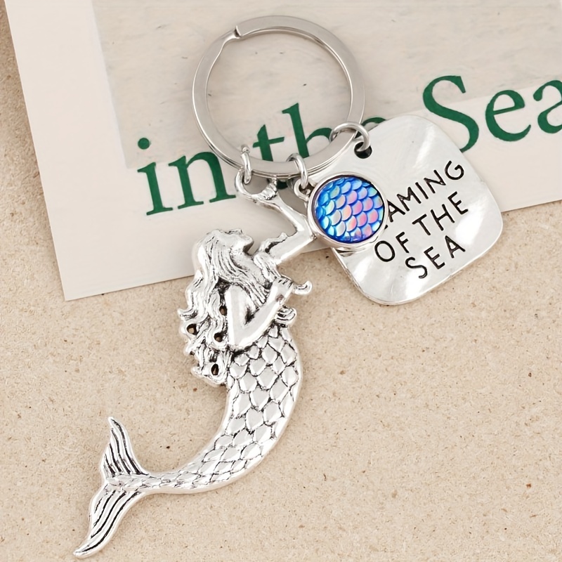 Mermaid hot sale keychain amazon