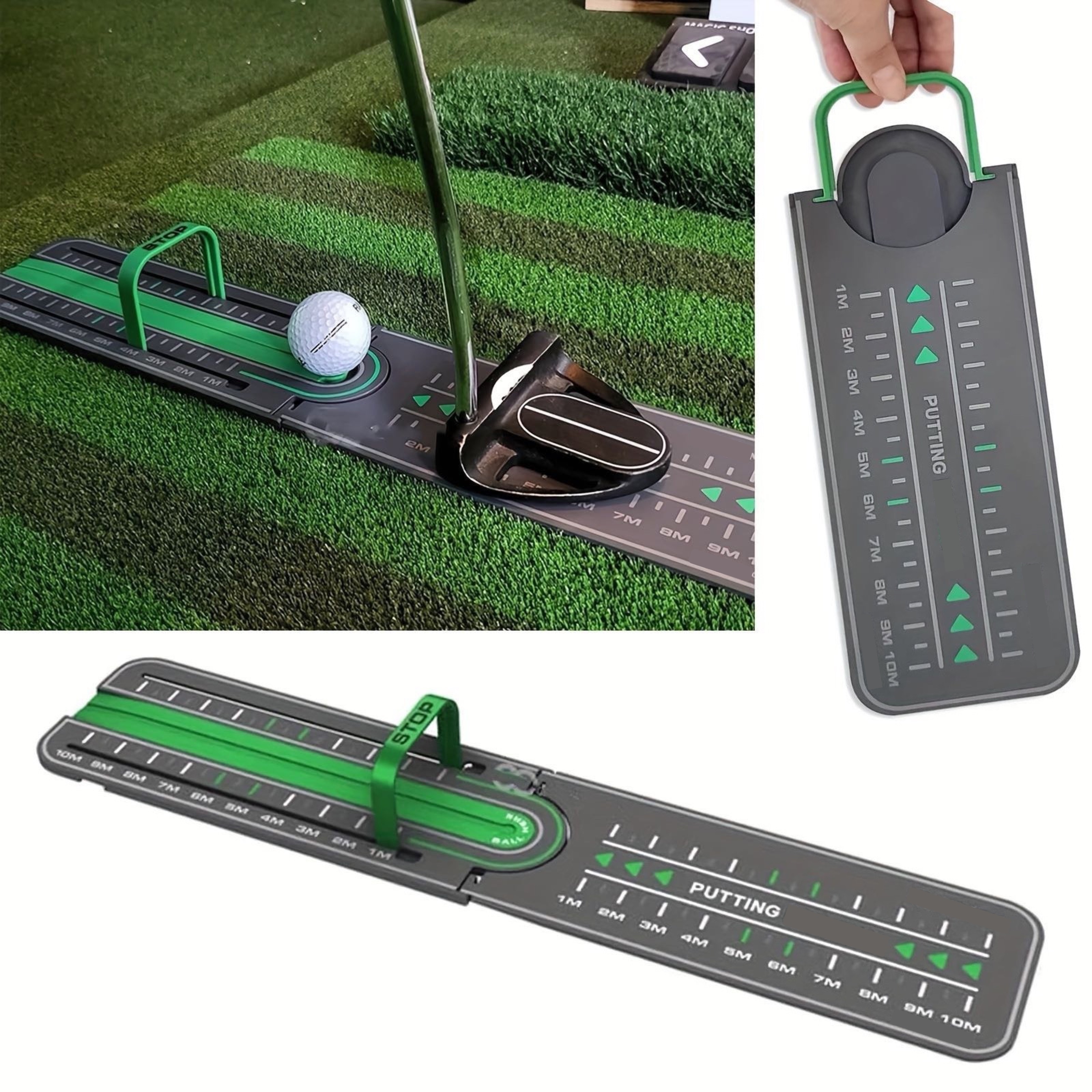 1pc golf precision distance putting drill golf putting trainer portable golf practice tool details 2