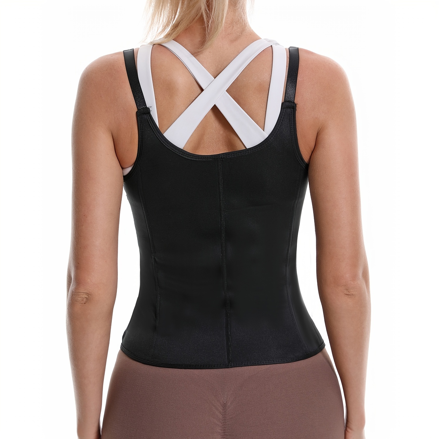 Hollow Design Sauna Sweat Vest Women Waist Trainer Workout - Temu