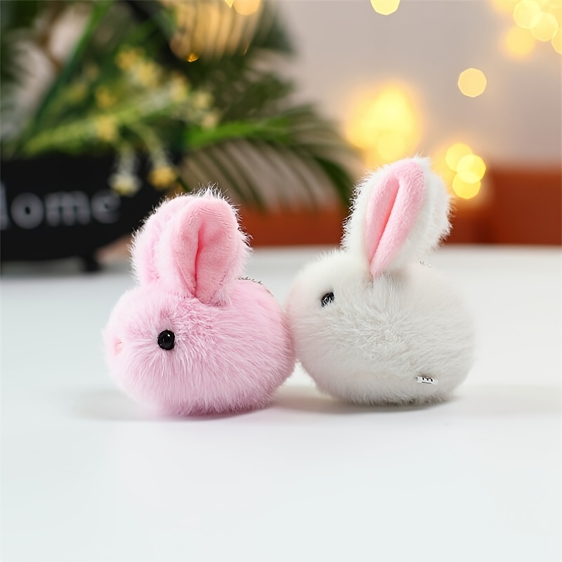 Super Cute Children Kids Fluffy Bunny Shape Artificial Rabbit Fur