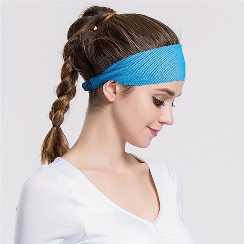 Moisture Wicking Unisex Sport Headband For Fitness - Temu