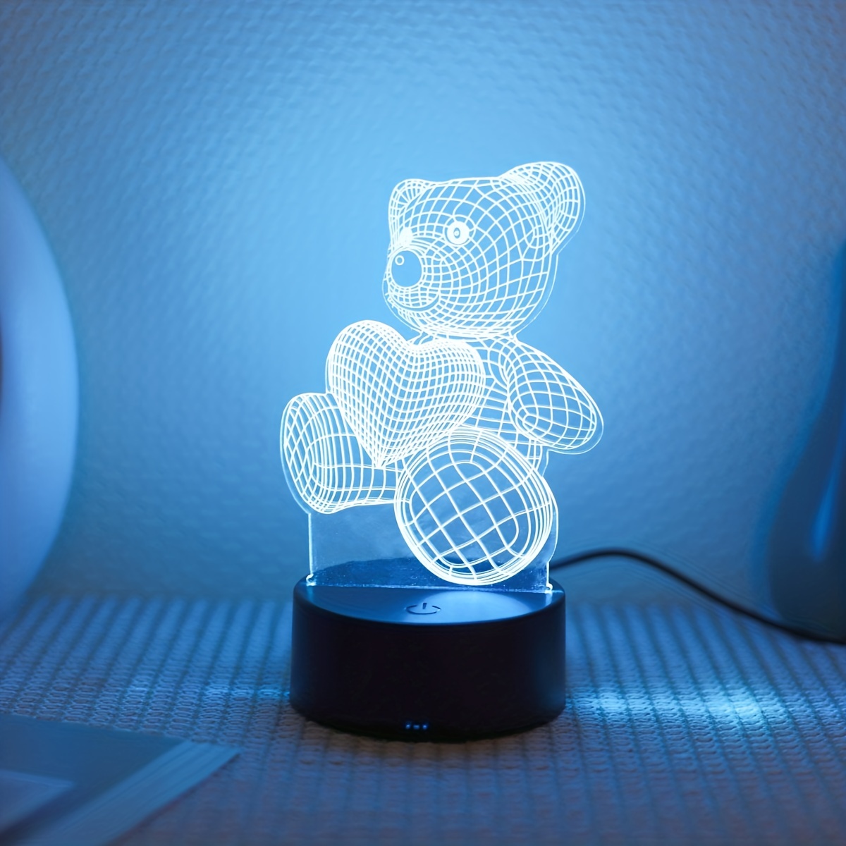 Lampade da notte personalizzabili 3D / Teddy Bear Accessori da scrivania  per bambini Luce notturna Lampada dell'amicizia Luci Lampada per bambini –  i migliori prodotti nel negozio online Joom Geek