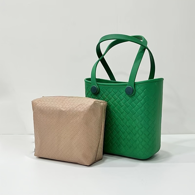 Moo'ilo Beach Bag Green - German Design Summer Style - LEONESSA