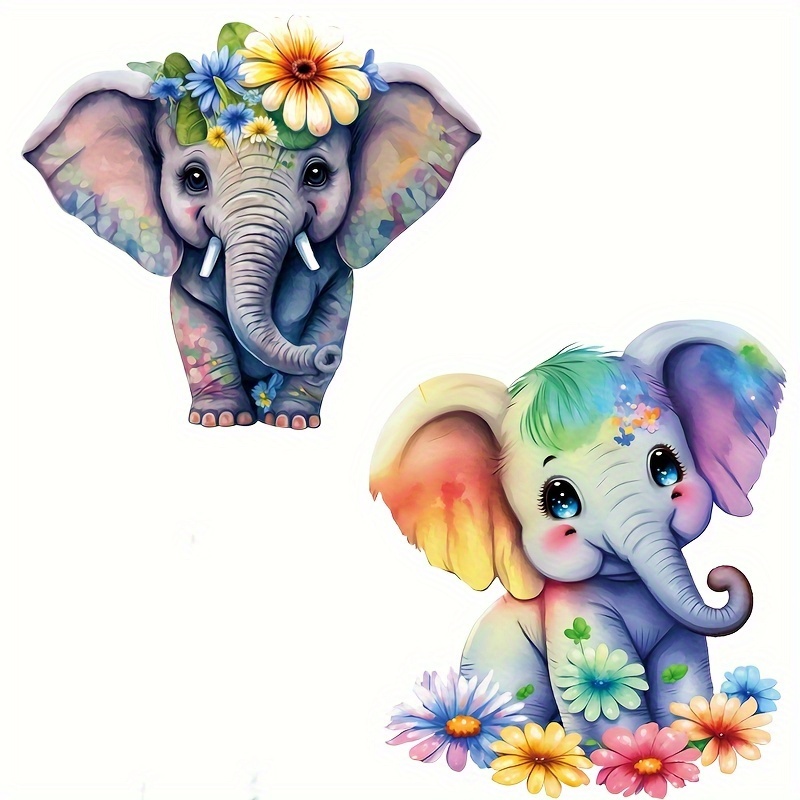 Elephant Gifts For Girls Just A Girl Who Loves Elephants product - Elephant  Women - Sticker