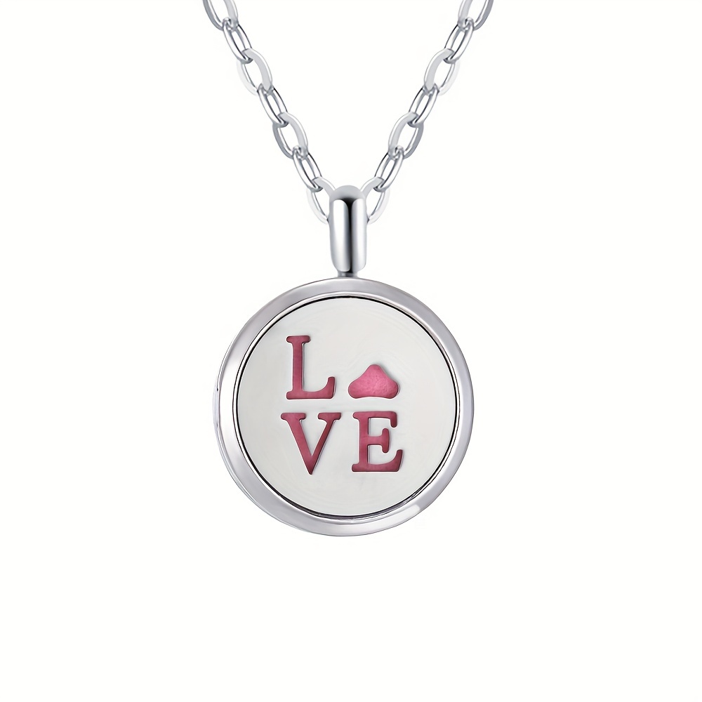 Aroma Diffuser Necklace with Stainless Steel Locket
