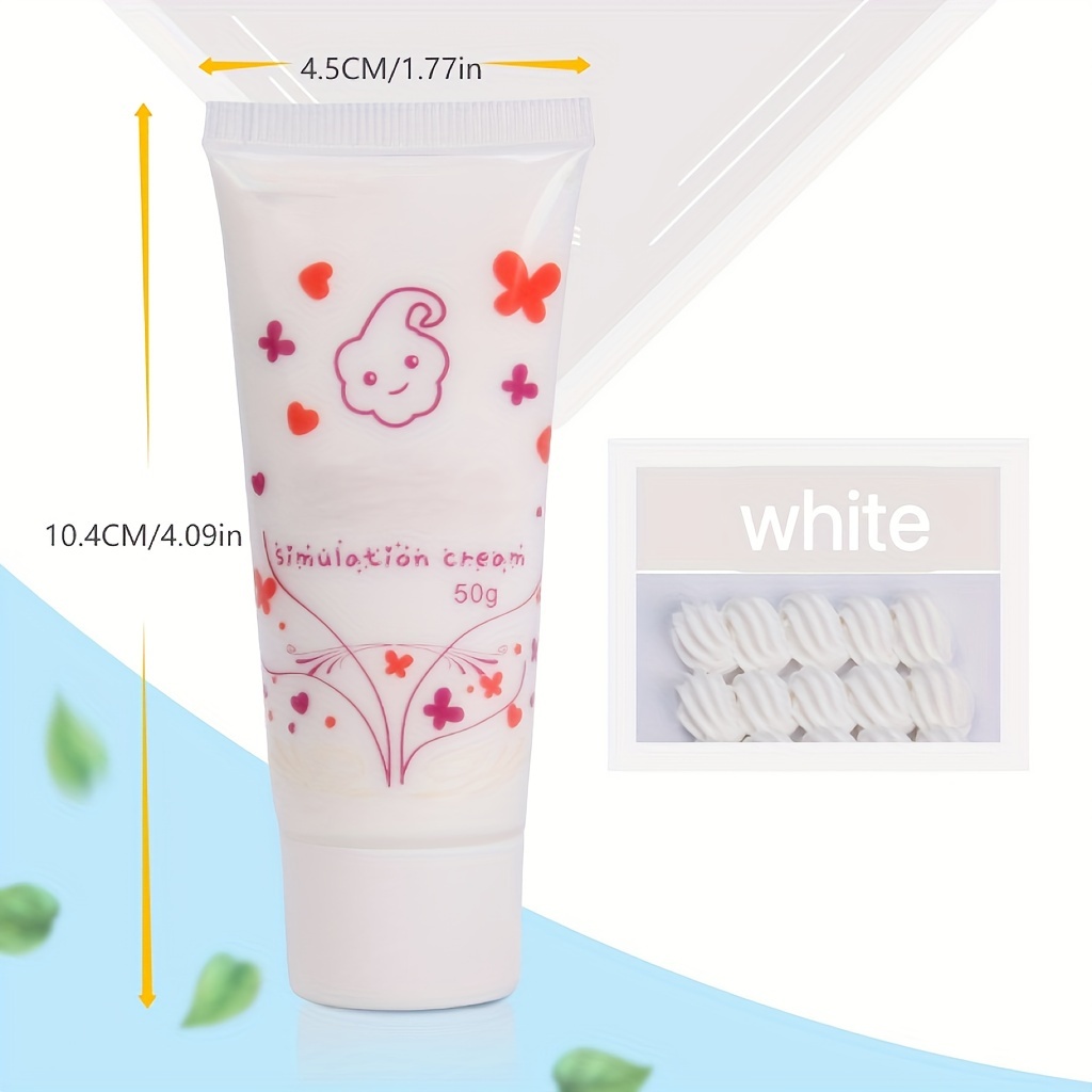Silicone Whipped Deco Cream Simulation Cream Glue Gel DIY Kit Set With Free  Tips and Cute Charm 