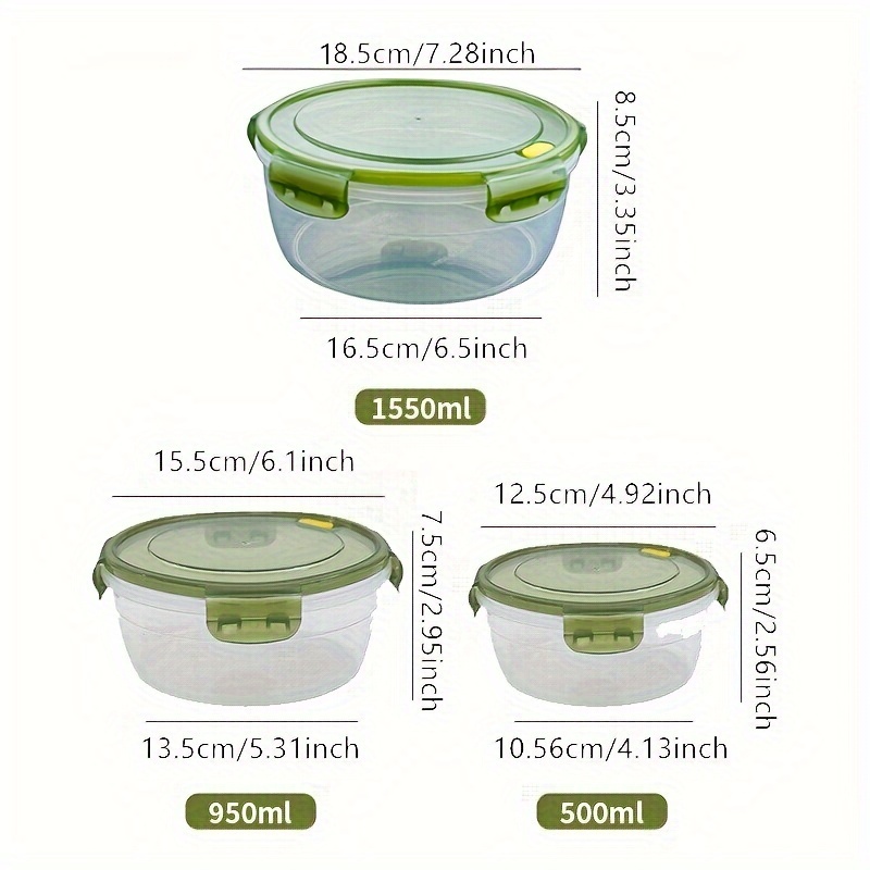 Preservative PP Fruit Food Container Microwave Safe Lunch Box
