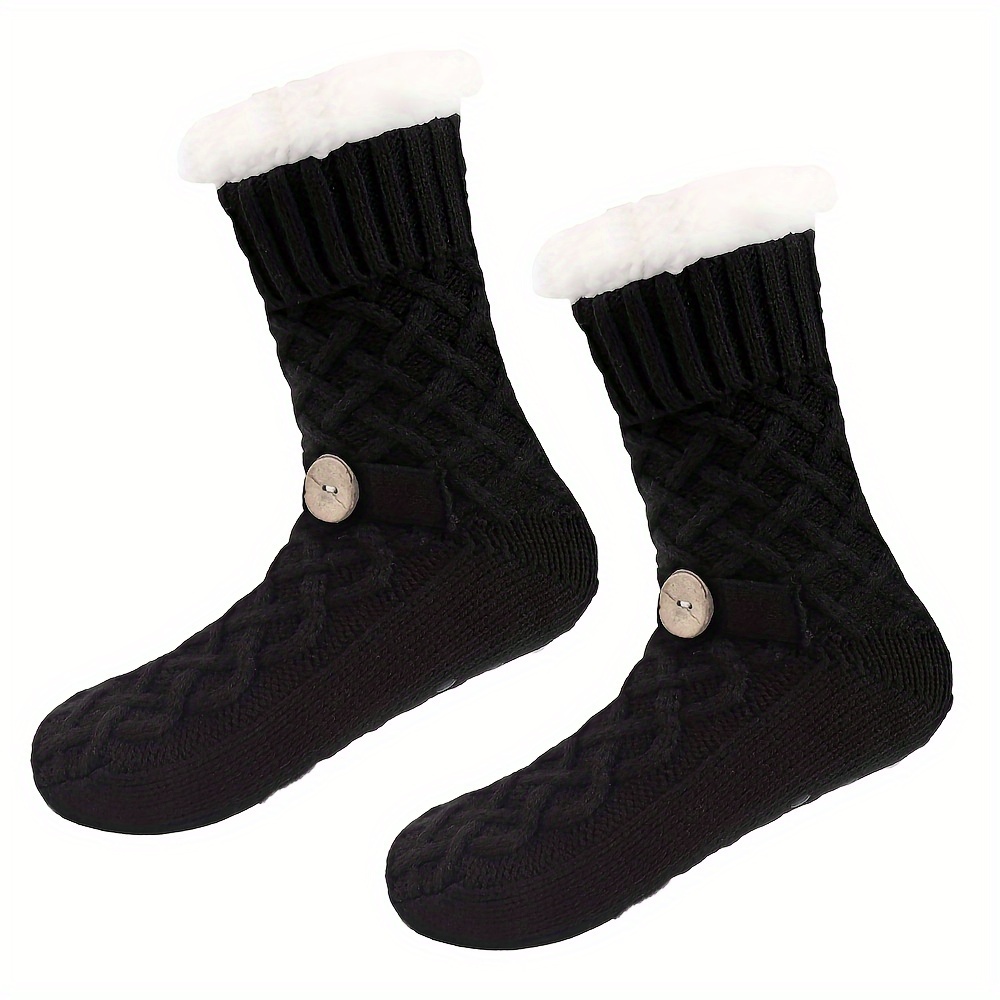 Women's Winter Super Soft Warm Cozy Fuzzy Socks Grips Women - Temu Canada