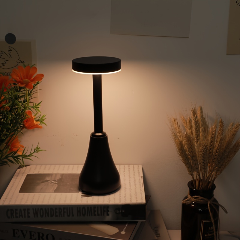 Lampe chevet led bois interrupteur tactile moderne simple