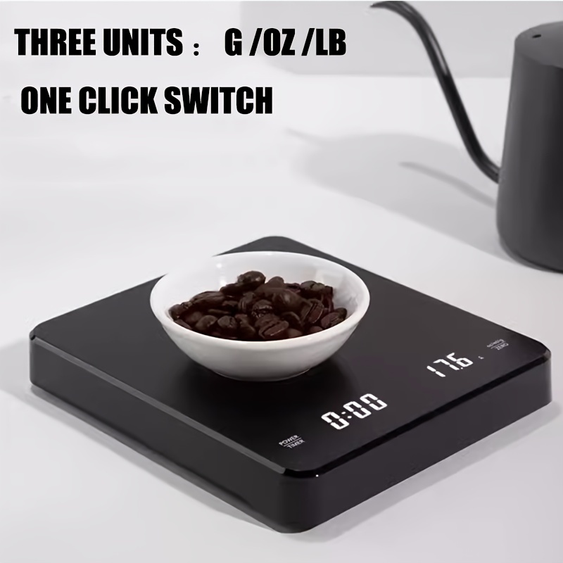 1pc Hand Drip Coffee Scale Multifunctional High Precision 0.1g