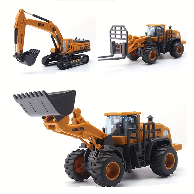 

New Children's Engineering Car Toy Truck Excavator/forklift/ Snow Clearer Truck Simulation Car Toy