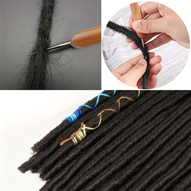 Crochet Set Crochet Hook For Hair Long Hair Locking Needle - Temu