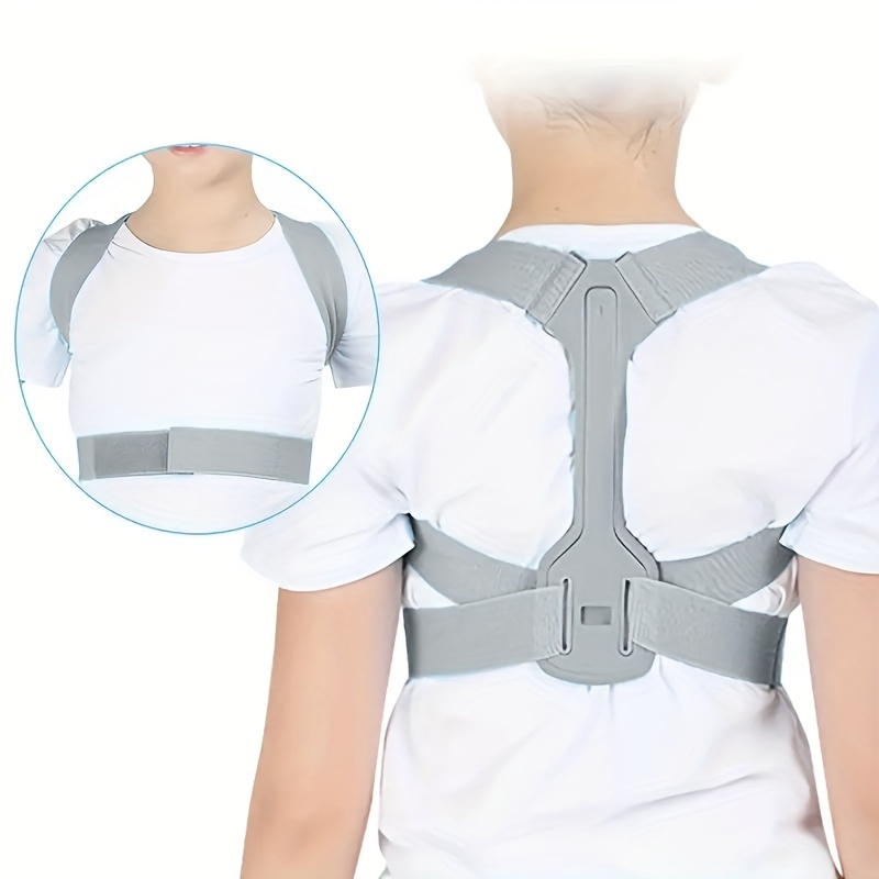 Shoulder Back Brace Support Adjustable Posture Corrector Spine Lumbar  Support Brace Belt For Children Kid - Temu Germany