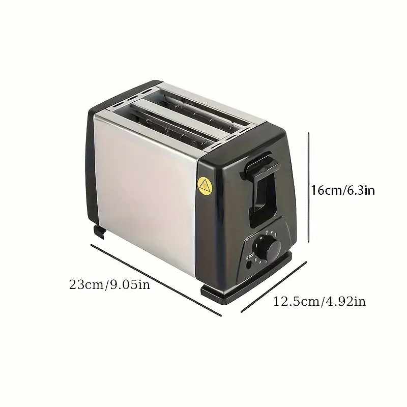 1pc 2 slice toaster stainless steel toaster home toaster toaster breakfast sandwich maker small appliance kitchen stuff clearance kitchen accessories details 9