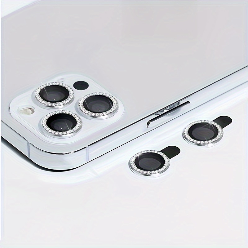 Acheter Verre de protection d'objectif d'appareil photo de luxe pour iPhone  15 14 Pro Max 12 11 Pro Max, verre de protection d'appareil photo pour  iPhone 12 13, protecteur d'objectif arrière