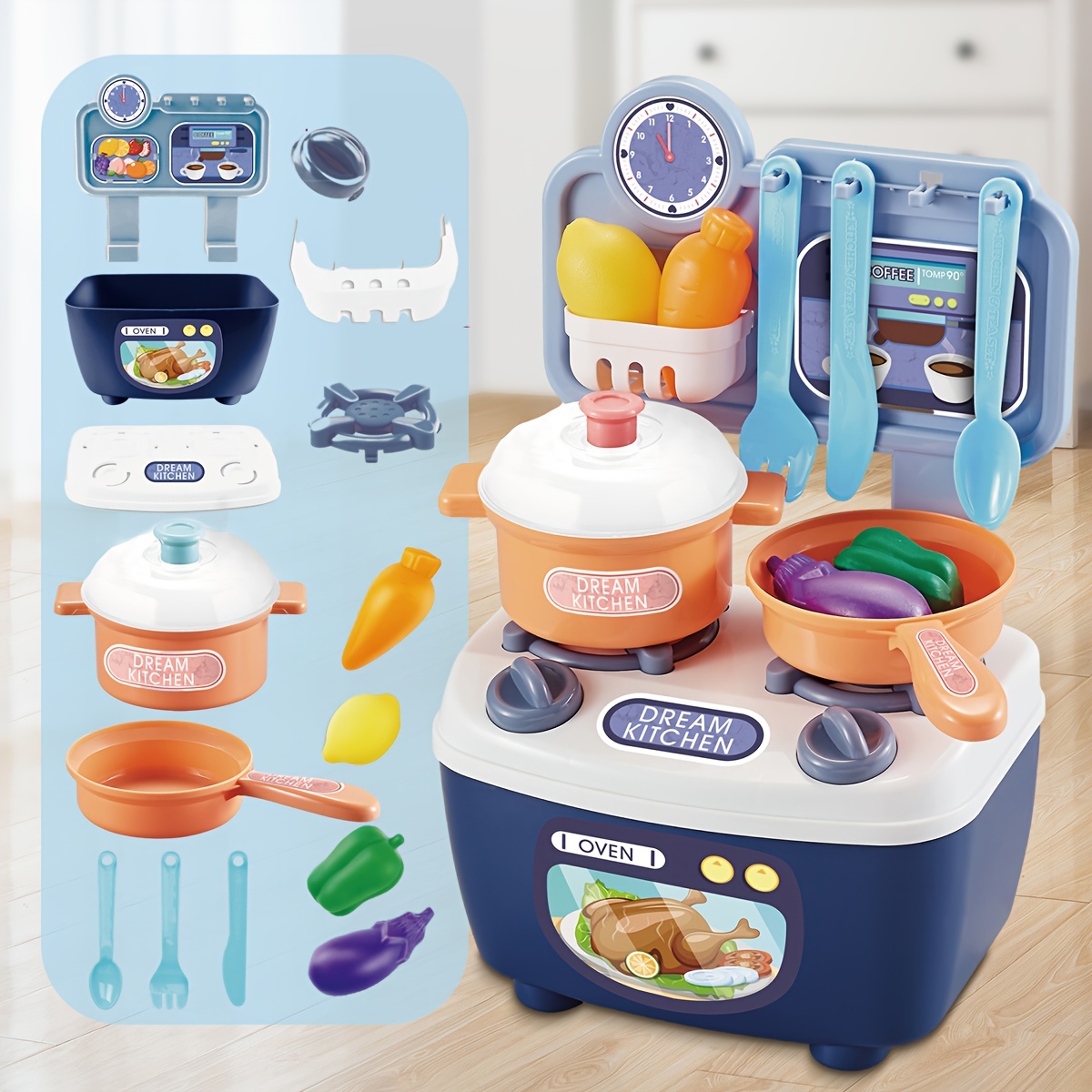 Accesorios de juguetes de cocina para niños juego de cocina - Temu