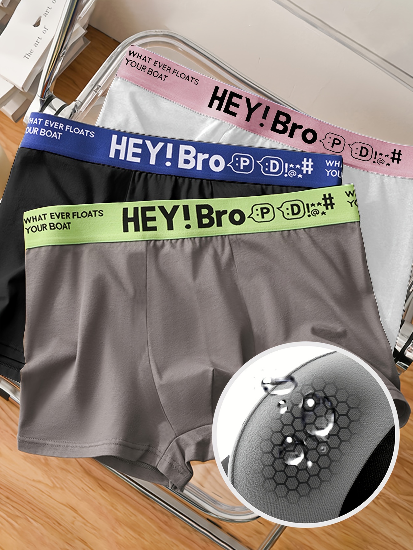 Breathable Boxer Briefs for Sport and Summer