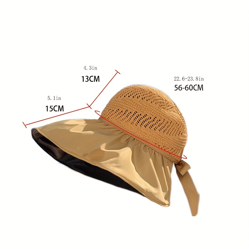UV Protection Foldable Sun Hat, Orange
