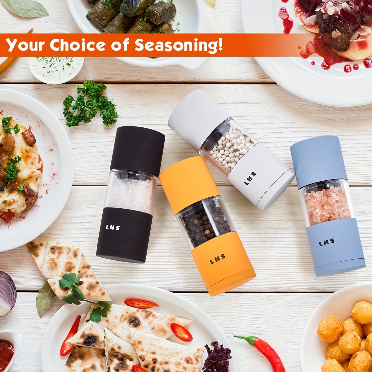 Automatic Electric Pepper Grinder And Salt Mill - Reusable Seasoning Bottle  For Kitchen Gadgets And Supplies - Perfect For Spice Lovers And Home Chefs  - Ideal Halloween/christmas Gift - Temu Belgium