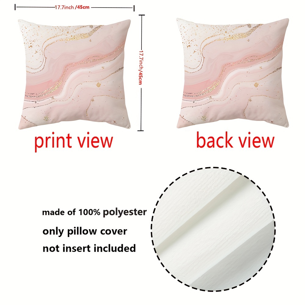 Rose gold 2024 pillows for couch