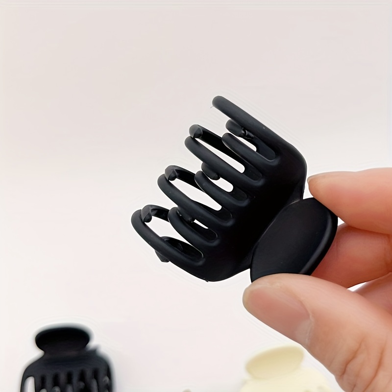 Small Hair Claw Solid Ponytail Holder Nonslip Hair Claw Clip