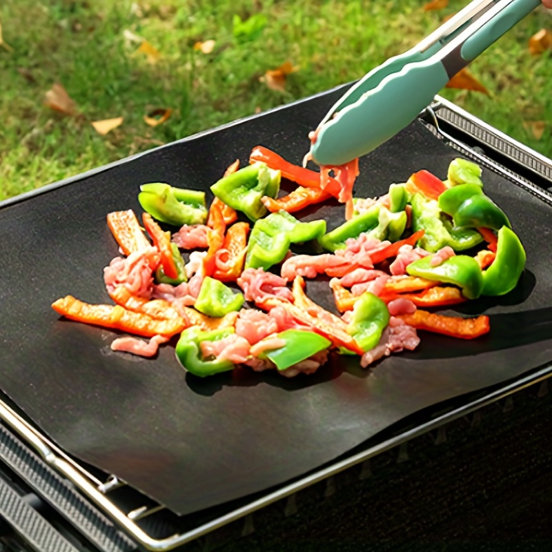 Non-stick Bbq Grill Mat, Barbecue Tools, Cooking Grill Pieces,  Heat-resistant, Easy To Clean Kitchen Bbq Tools - Temu