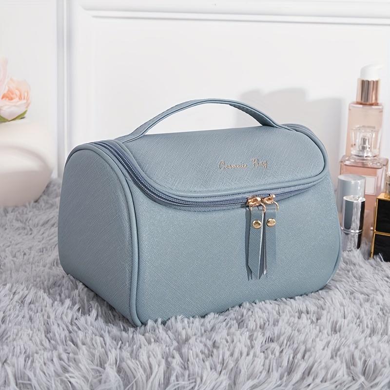 Removable Partition Square Cosmetic Bag Portable Travel Bag