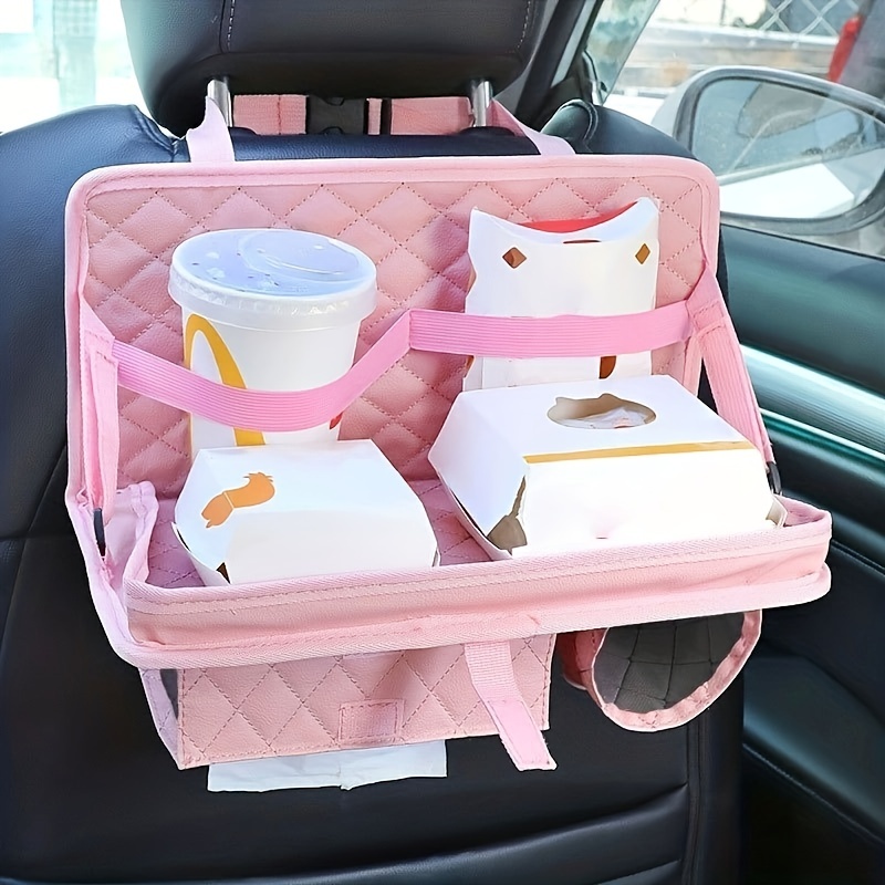 Korean Car Seat Tray Car Seat Accessories Child Seat Storage Tray Cup  Holder Portable Multi-functional Waterproof Table Baby Dining Table Car  Accessories - Temu