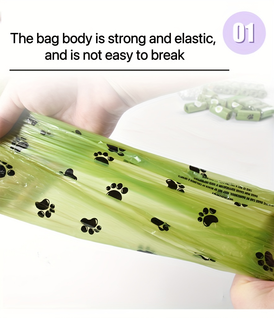 Disposable Dog Poop Bags, Durable 1 Silk Pet Garbage Bag Scented Pet Waste  Bag Refill Rolls For Outdoor Dog Walking - Temu