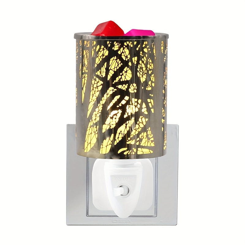 Wax Melter Lamp Random Patterned Carving Electric Incense - Temu
