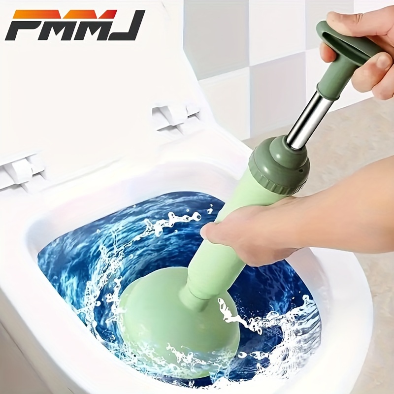 Brosse de nettoyage de toilette pompée avec poignée outils de nettoyage à  domicile 4 pièces