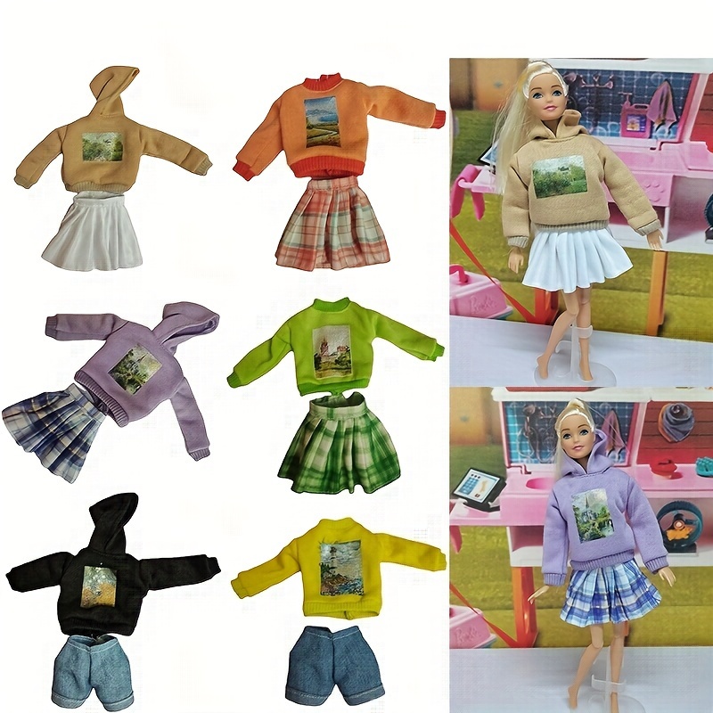 MLcnleS Colorful Doll Underwear Clothes Fits 11.5 Inch Barbi Dolls