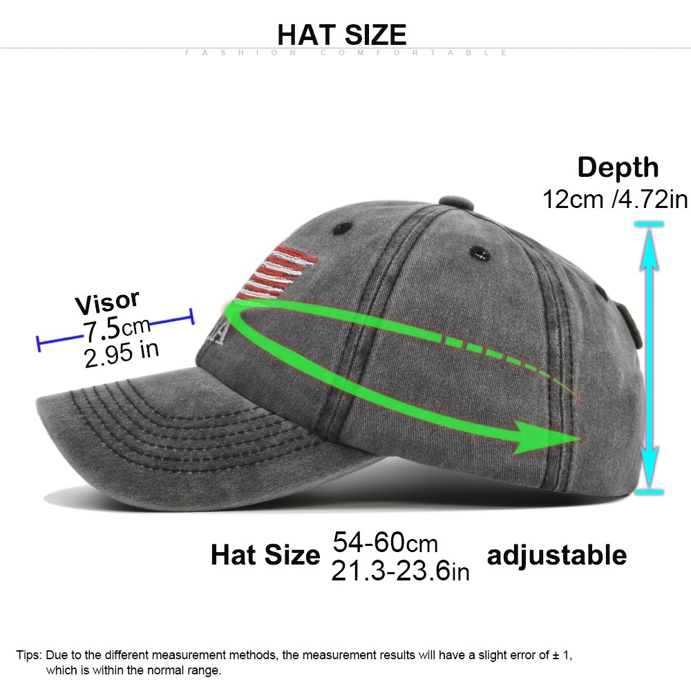 Vintage Baseball Hats for Men American Flag Patch Breathable Mesh Classic  Baseball Caps Adjust Cotton Running Ball Hats