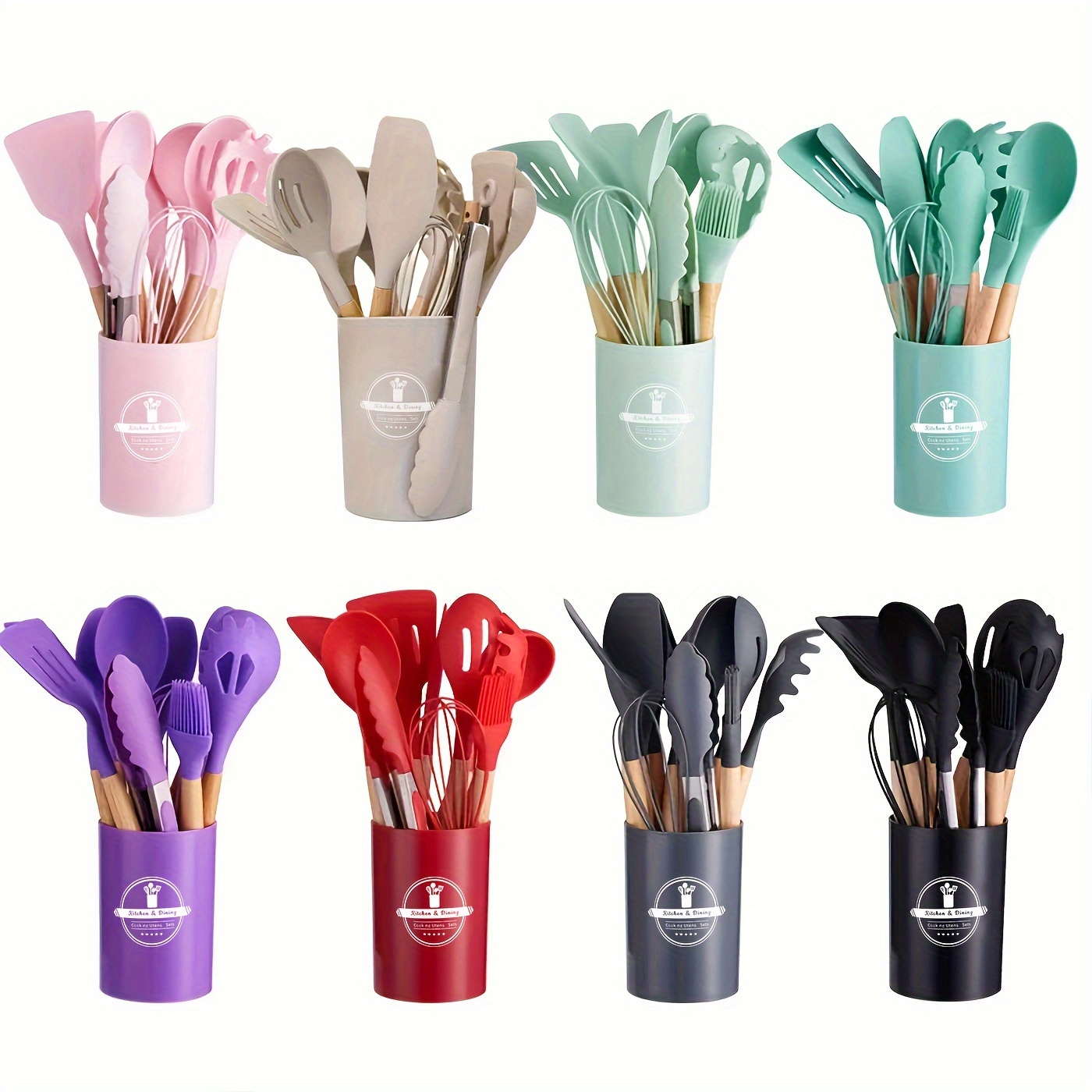 Top Seller Silicone Cooking Utensils 12PCS Kitchen Tools