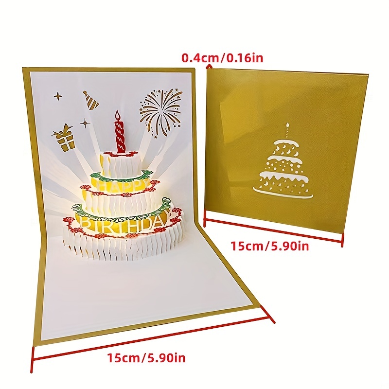 DIY la carte popup anniversaire spéciale Cupcakes