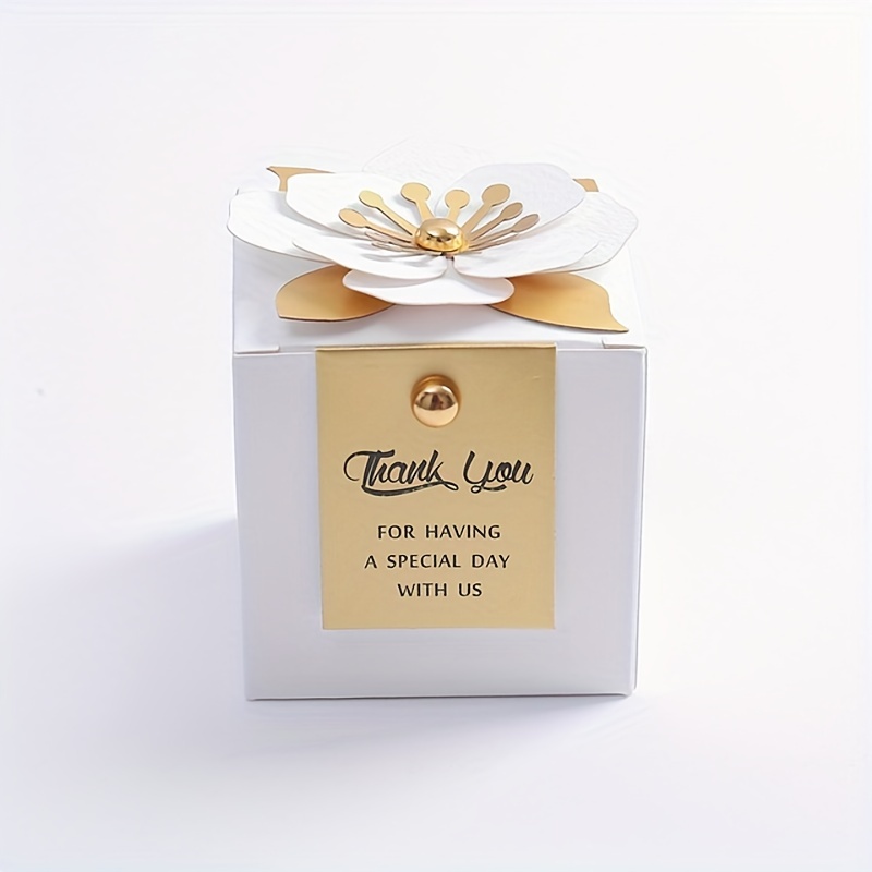 Luxury Golden Candy Box Exquisite Wedding Gift Box For Small - Temu