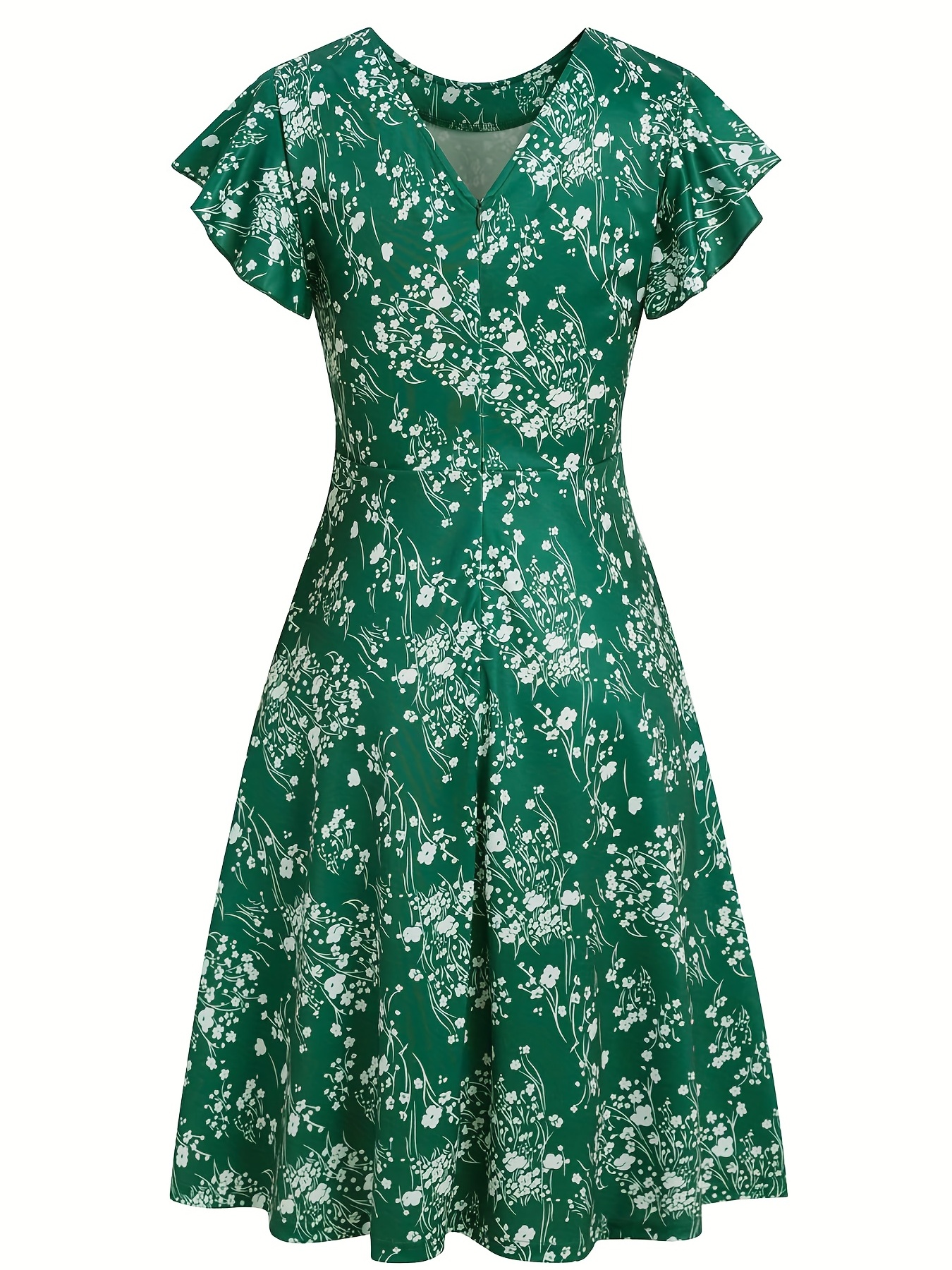 Semi formal Cocktail Dress Ruffle Short Sleeve Dress Summer - Temu Austria