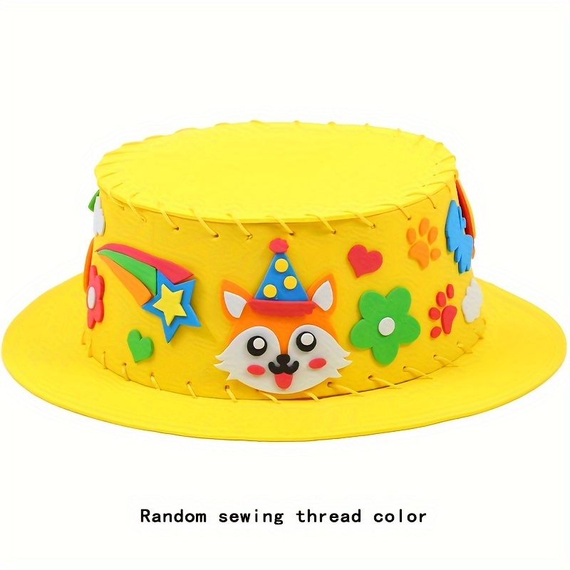 Eva Hat Children's Handmade Diy Production Three dimensional - Temu