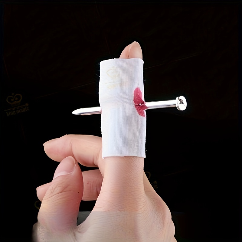 5pcs Finger Piercing Tricky Toy Magic Props Funny Prank Prop Horrific Toys