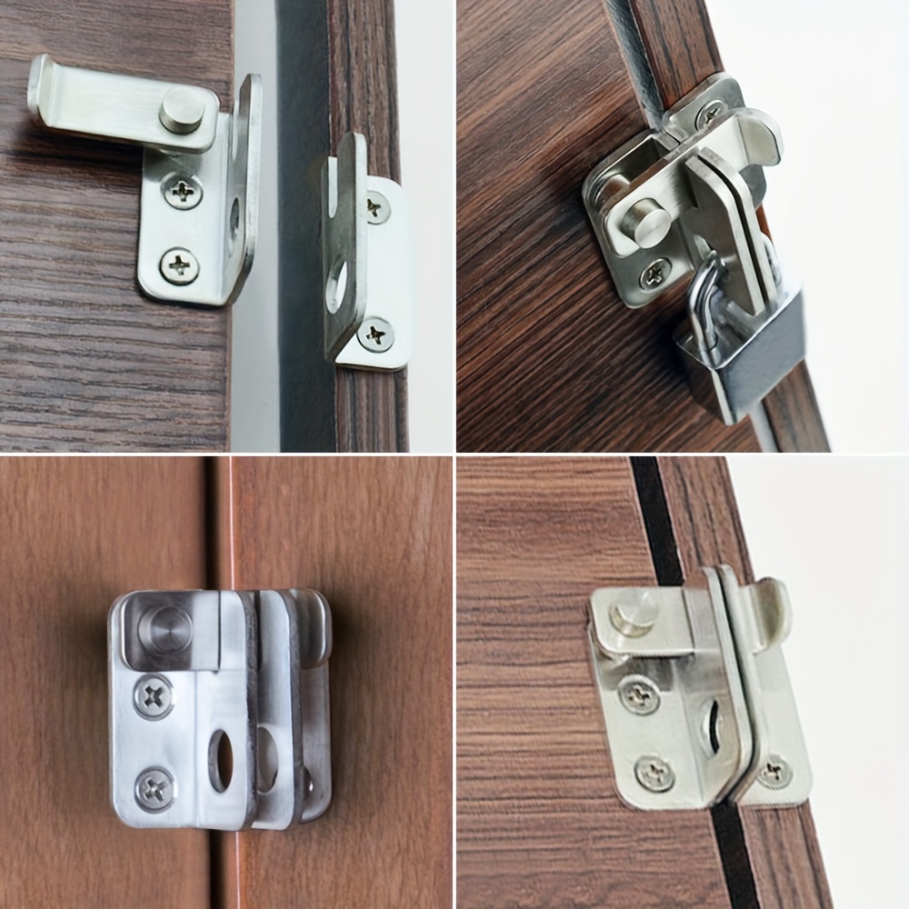 Stainless Steel Automatic Door Lock Plug Pin Lock With - Temu