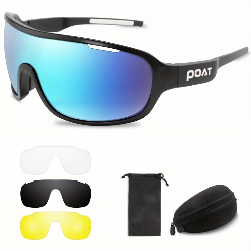 SCVCN-gafas de sol de ciclismo para hombre y mujer, lentes deportivas con  protección UV400 para bicicleta de montaña y de exterior, multicolor -  AliExpress