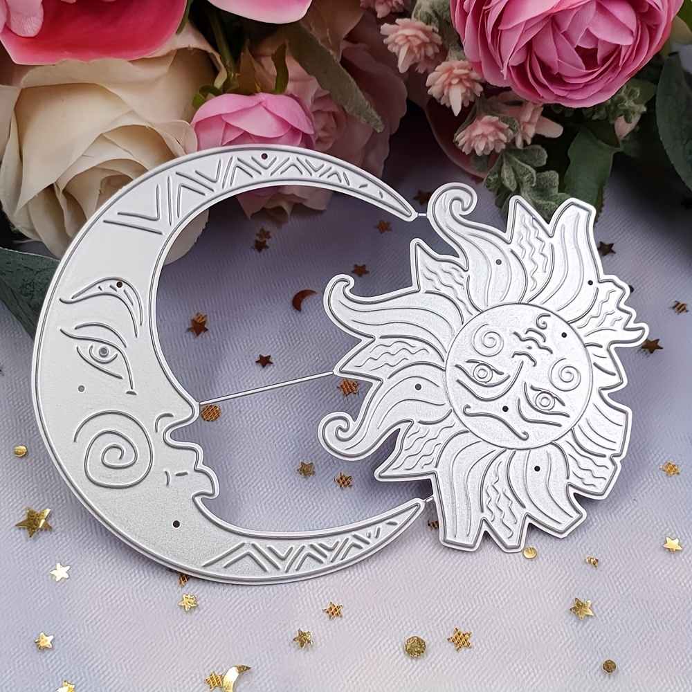 Scrapbook Sun Moon Cutting Dies Carbon Steel Embossed Etching