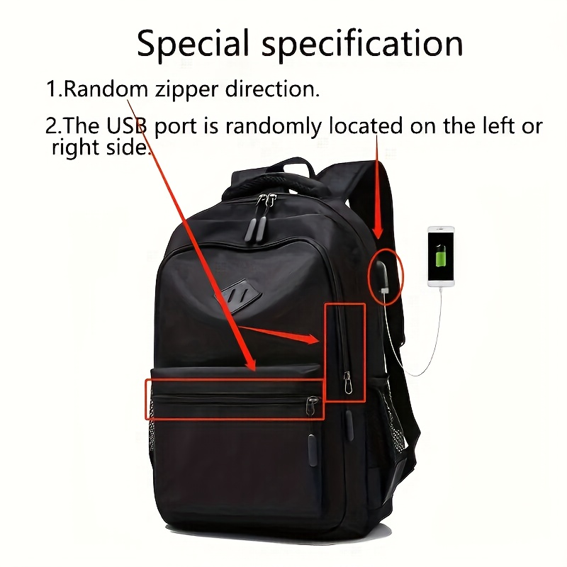 Laptop Backpack USB Port Backpack Lock Anti-Theft Waterproof College Bag -  China Laptop Backpack USB Port and Waterproof College Bag price