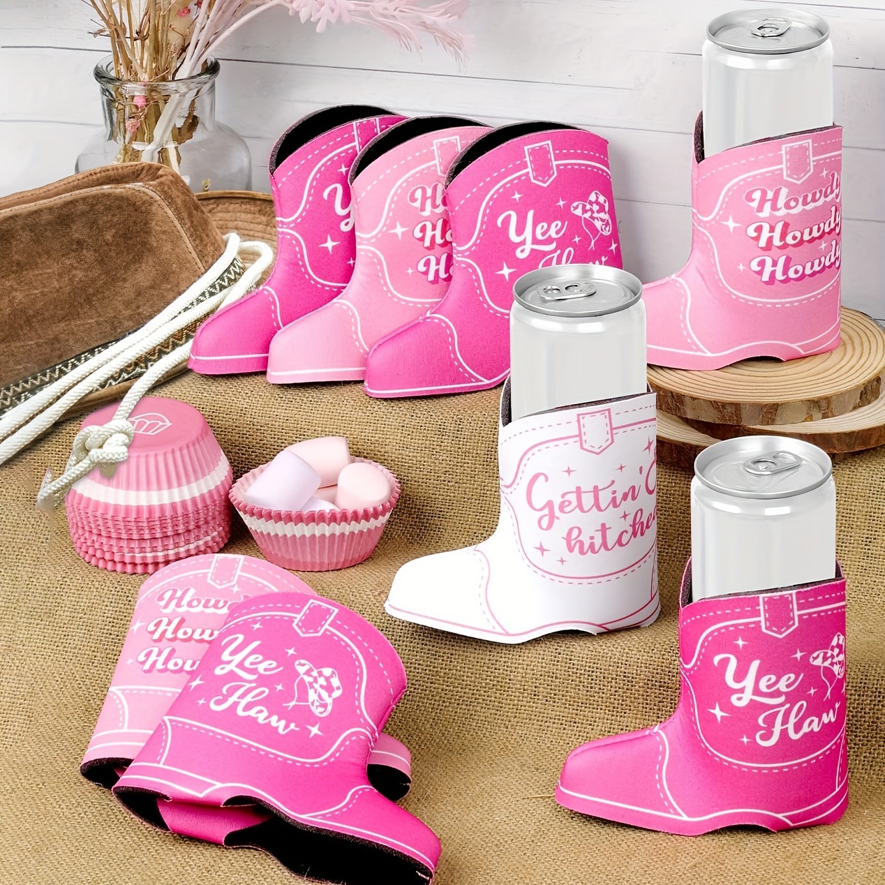 Cute Boot Drink Holder Cowgirl Boots Bachelorette Party - Temu Mexico
