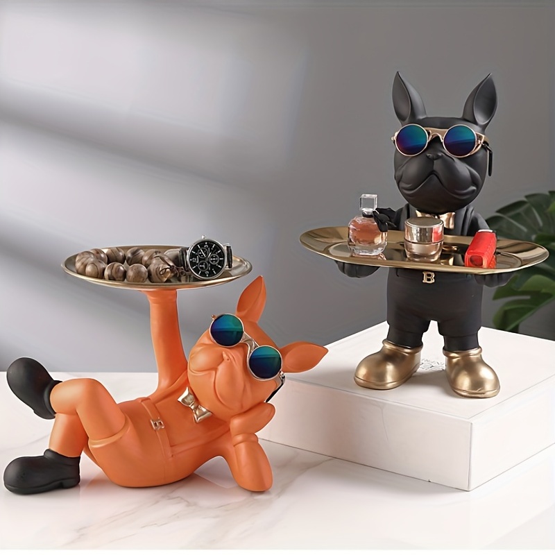 Art French Bulldog, Nordic Fashion Animal Statue, Resin Cool Dog