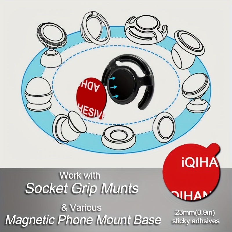 23mm Heat Resistant Double Sided Strong Sticky Adhesive Circular Replacement