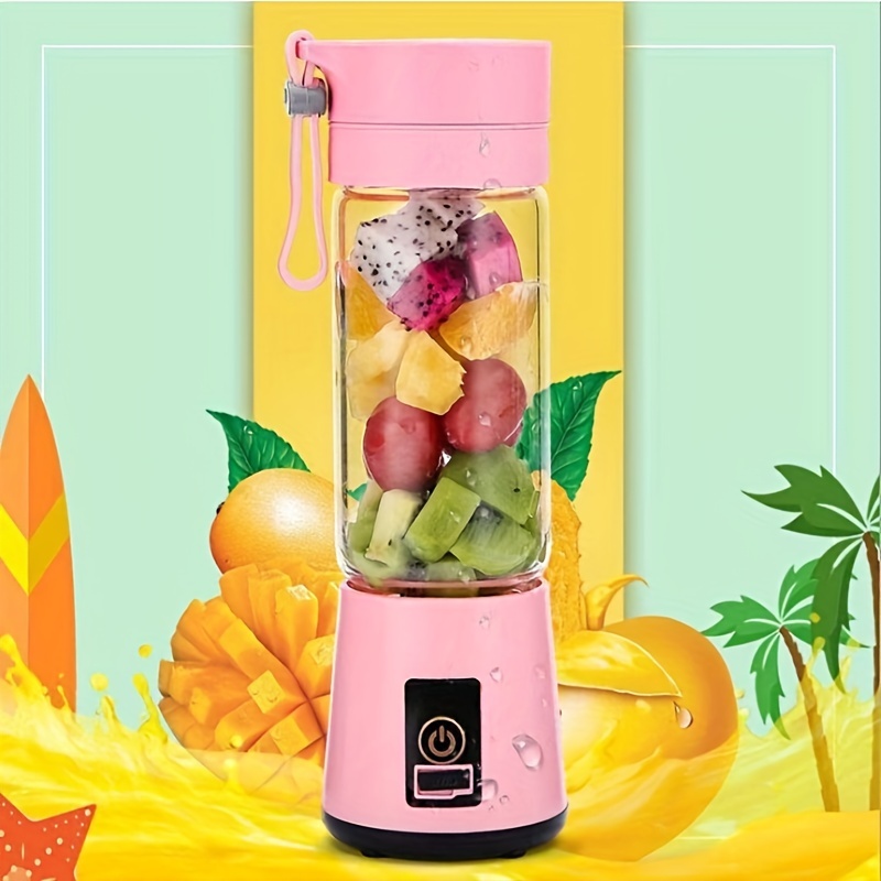 Portable Blender for Shakes and Smoothies, USB Rechargeable Personal  Blender, Mini Blender with a 17.6oz Capacity, Strong Stainless-Steel  Blades, and