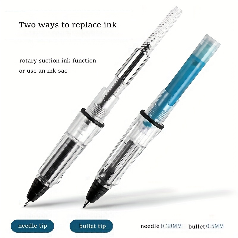 Gel Pen That Can Add Ink Transparent Signature Pen Student - Temu