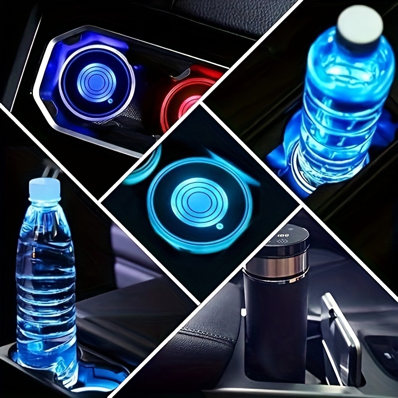 Light Up Your Car With Led Cup Holder Lights - 7 Colors & Usb Charging! -  Temu United Arab Emirates